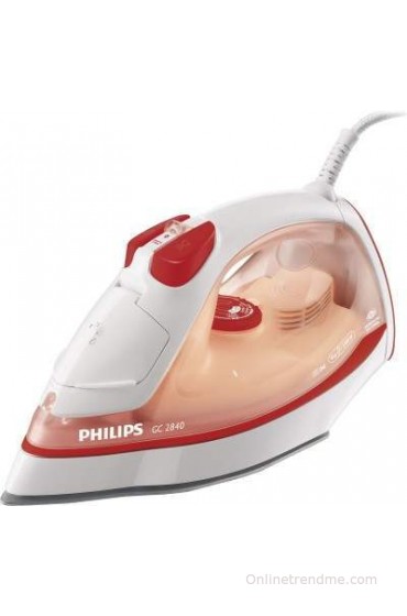 Philips GC2840 Steam Iron(White, Red)